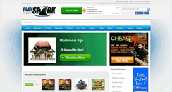 Desktop Screenshot of playshark.com